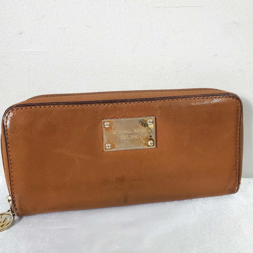 Michael Kors Tan Leather Wallet